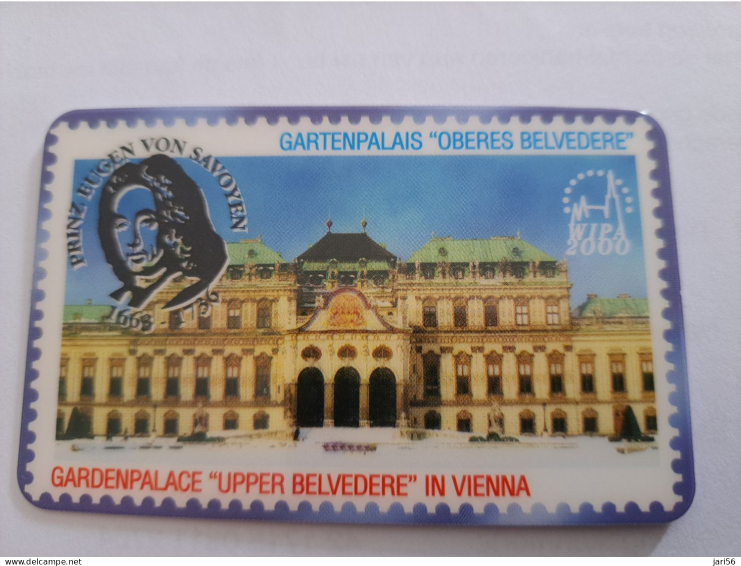 GREAT BRITAIN /20 UNITS / VIENNA/ GARTENPALAIS/ BELVEDERE / STAMPS ON CARD / (date 05/00) PREPAID CARD / MINT  **14312** - Collections