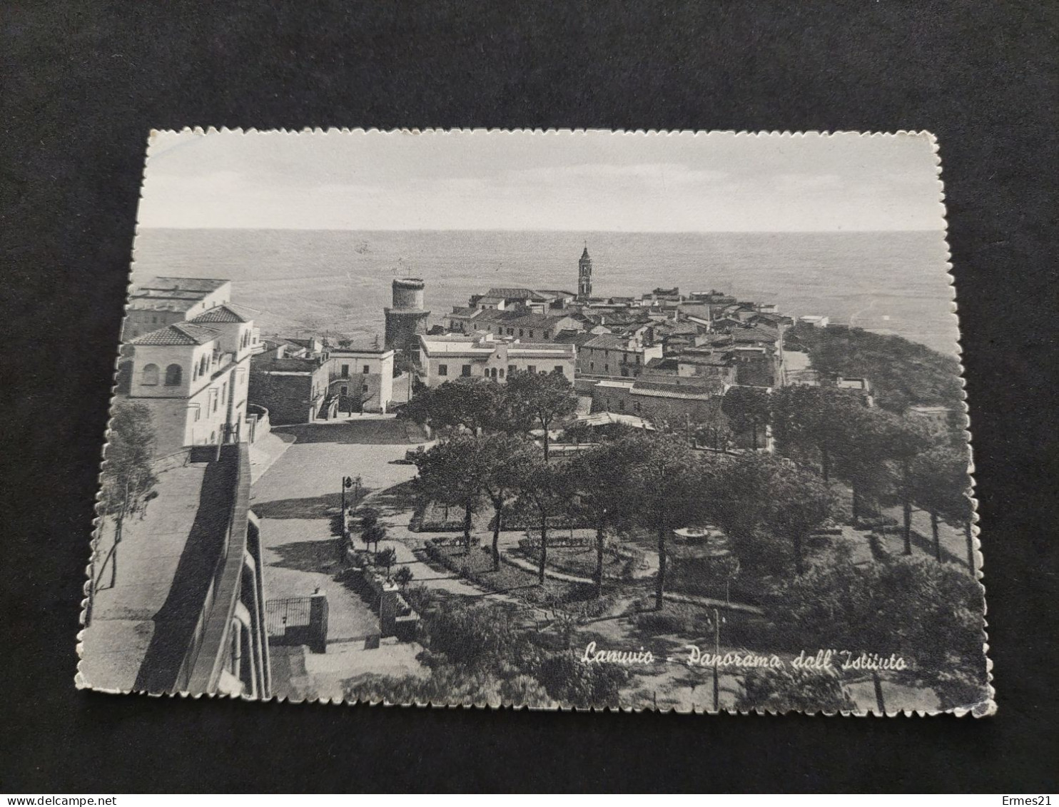 Cartolina 1957. Lanuvio. Istituto Salesiano. Panorama Dall'istituto. Condizioni Eccellenti. Viaggiata. - Mehransichten, Panoramakarten