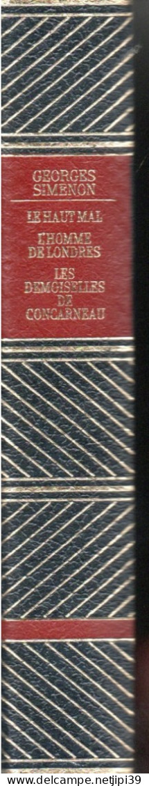 Bradé : Le Haut Mal , L'Homme De Londres , Les Demoiselles De Concarneau , Mare Nostrum - Simenon
