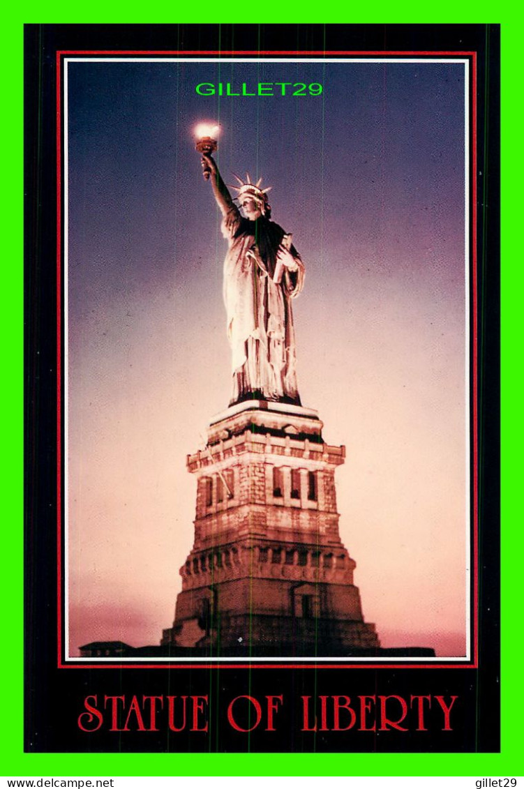 NEW YORK CITY, NY - STATUE OF LIBERTY - WRITTEN IN 1992 - PENDOR NATURAL COLOR - - Estatua De La Libertad