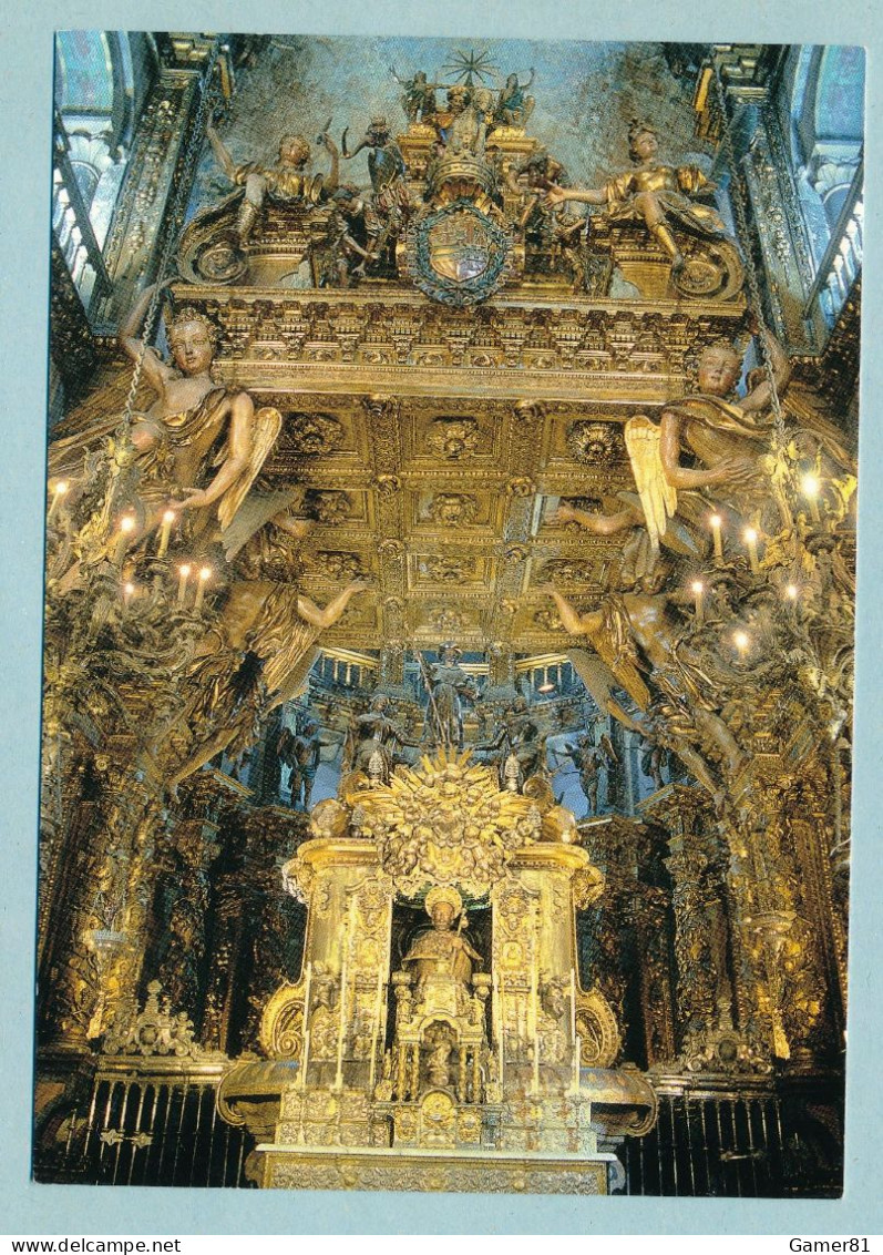 Santiago Compostela - Catedral  - Baldaquino Con Artesonado, Sustentado Por Ocho Angeles En El Altar Mayor - Santiago De Compostela