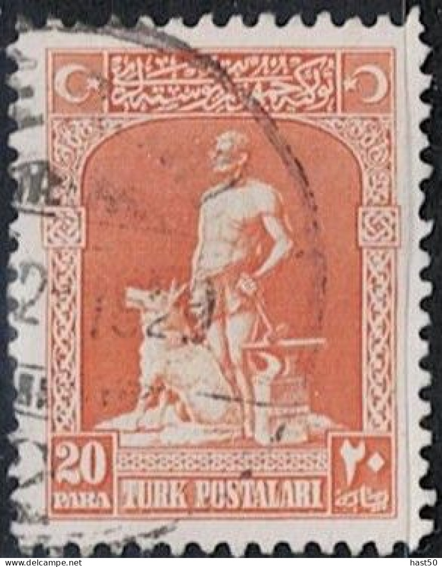 Türkei Turkey Turquie - Der Graue Wolf (Bozkurt), Schmied (MiNr: 844) 1926 - Gest Used Obl - Oblitérés