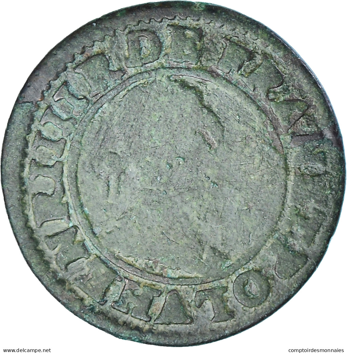 Monnaie, France, Henri III, Double Tournois, Paris, TB, Cuivre, CGKL:86 - 1574-1589 Enrico III