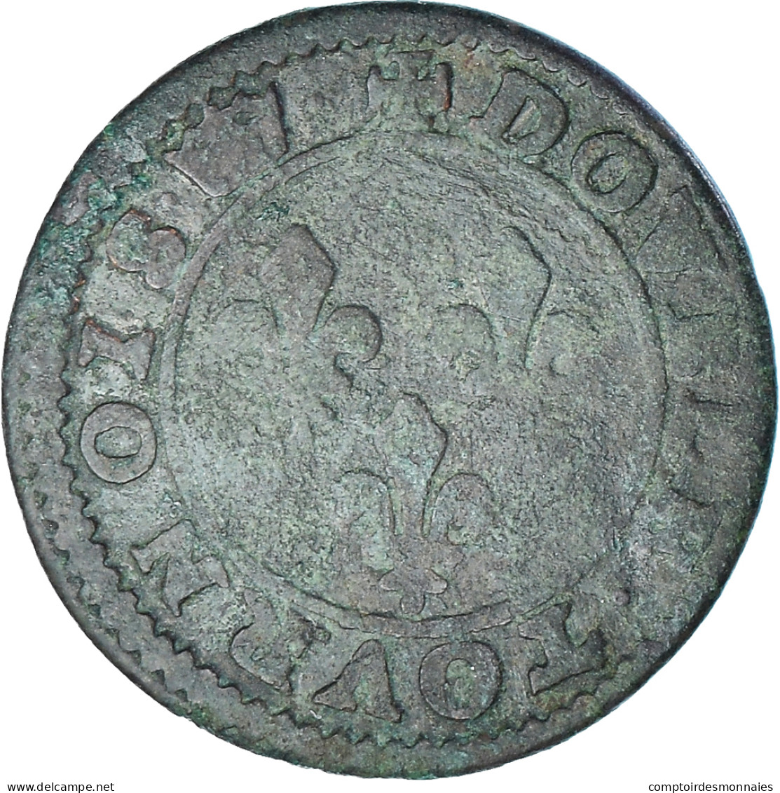 Monnaie, France, Henri III, Double Tournois, Paris, TB, Cuivre, CGKL:86 - 1574-1589 Henri III