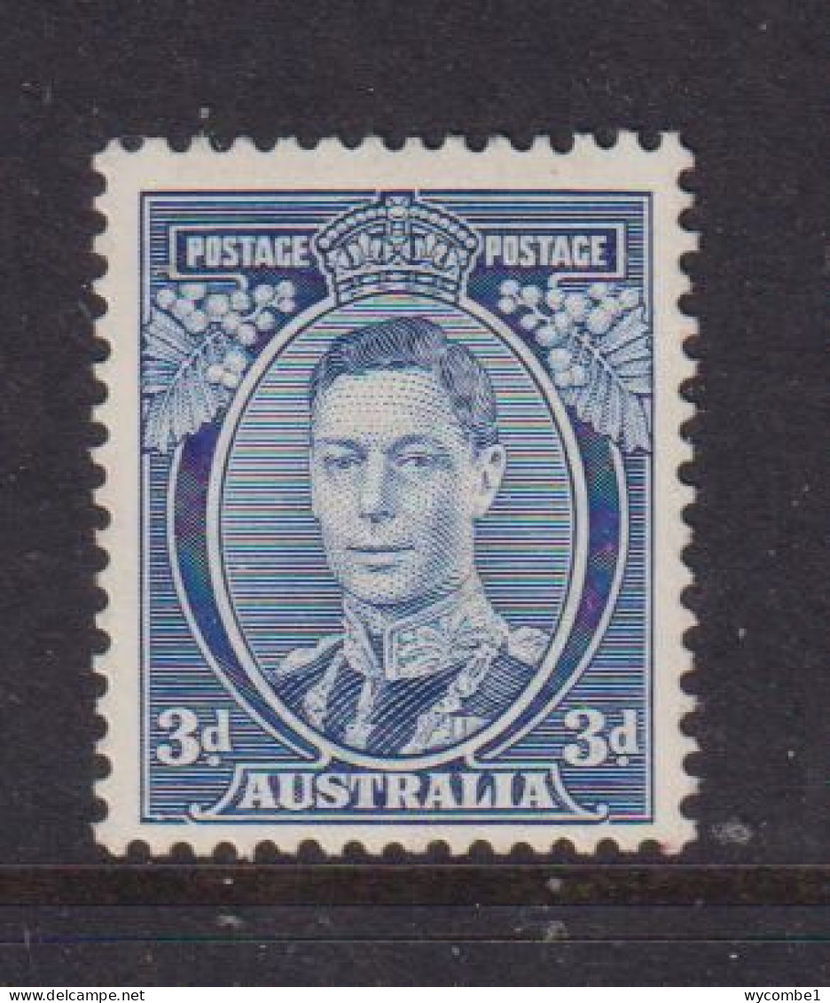 AUSTRALIA - 1937-38 George VI 3d Hinged Mint - Ongebruikt
