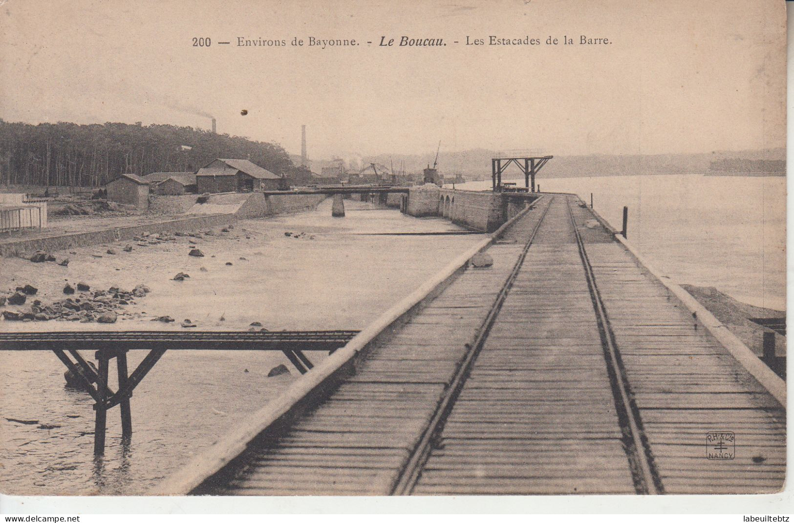 Environs De BAYONNE - BOUCAU - Les Estacades De La Barre  PRIX FIXE - Boucau