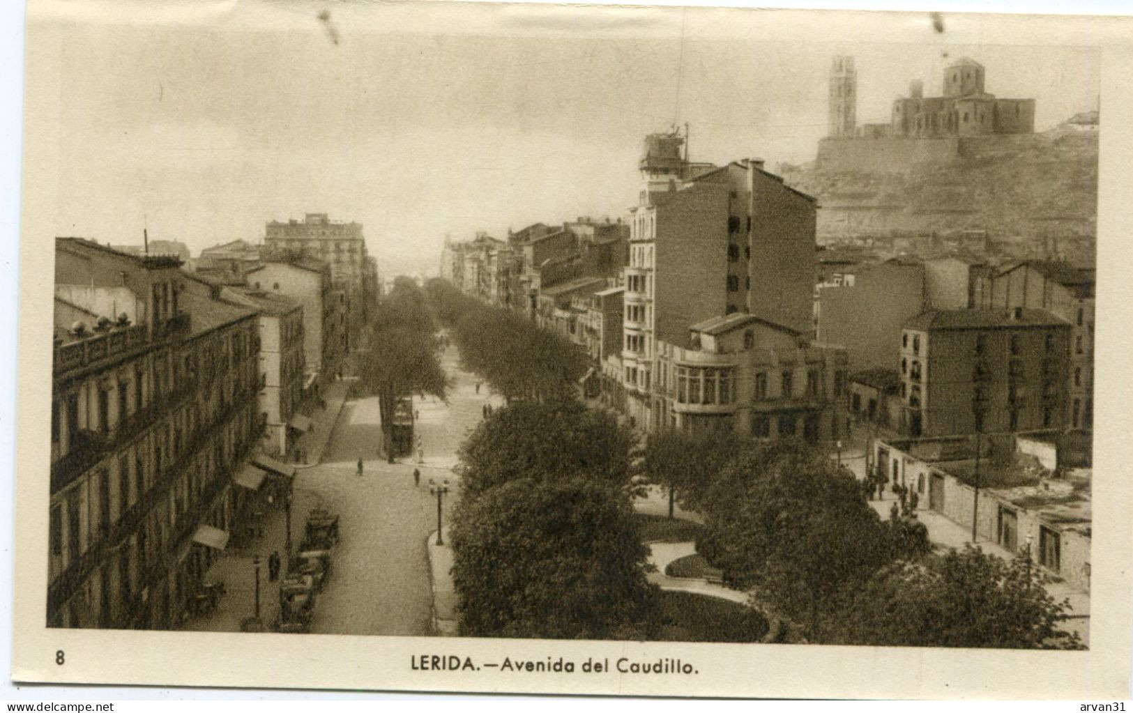 L E R I D A   - AVENIDA Del CAUDILLO  - ARRIBAS - - Lérida