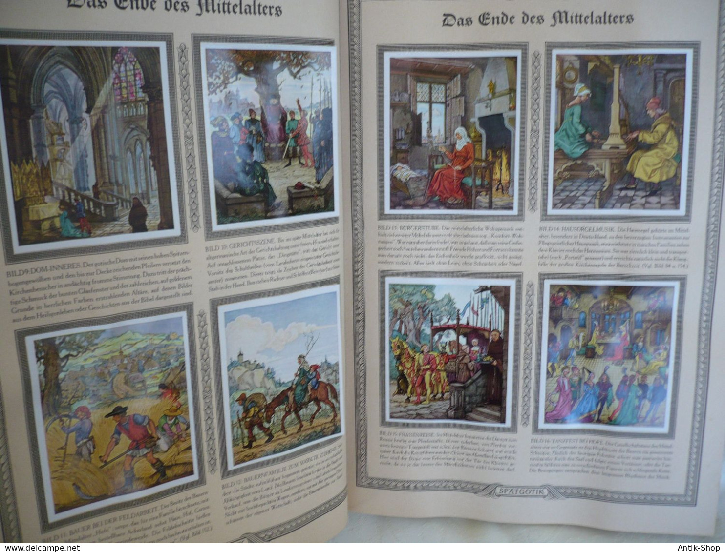Sammelalbum "Deutsche Kulturbider" Von 1934 In Schutzkarton - Komplett (1120) - Collections