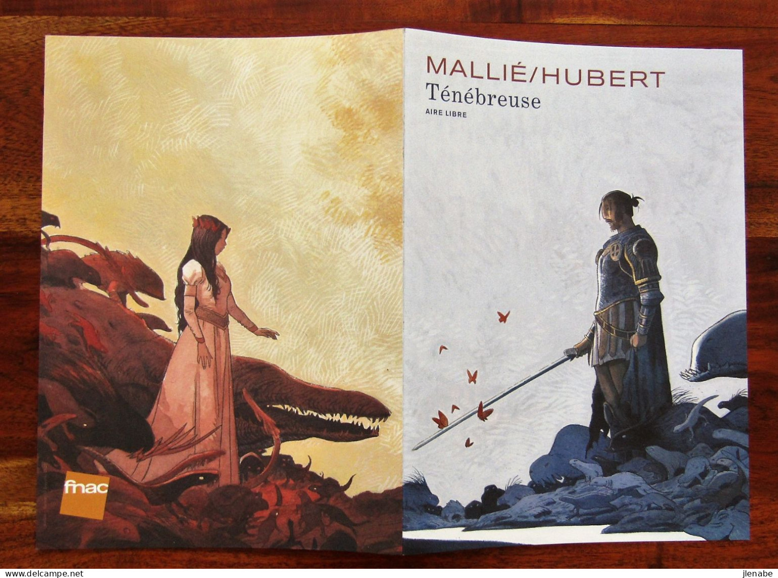 Porte Folio "Ténébreuse" Par MAILLĖ / HUBERT Avec 4 Ex Libris - Künstler M - O