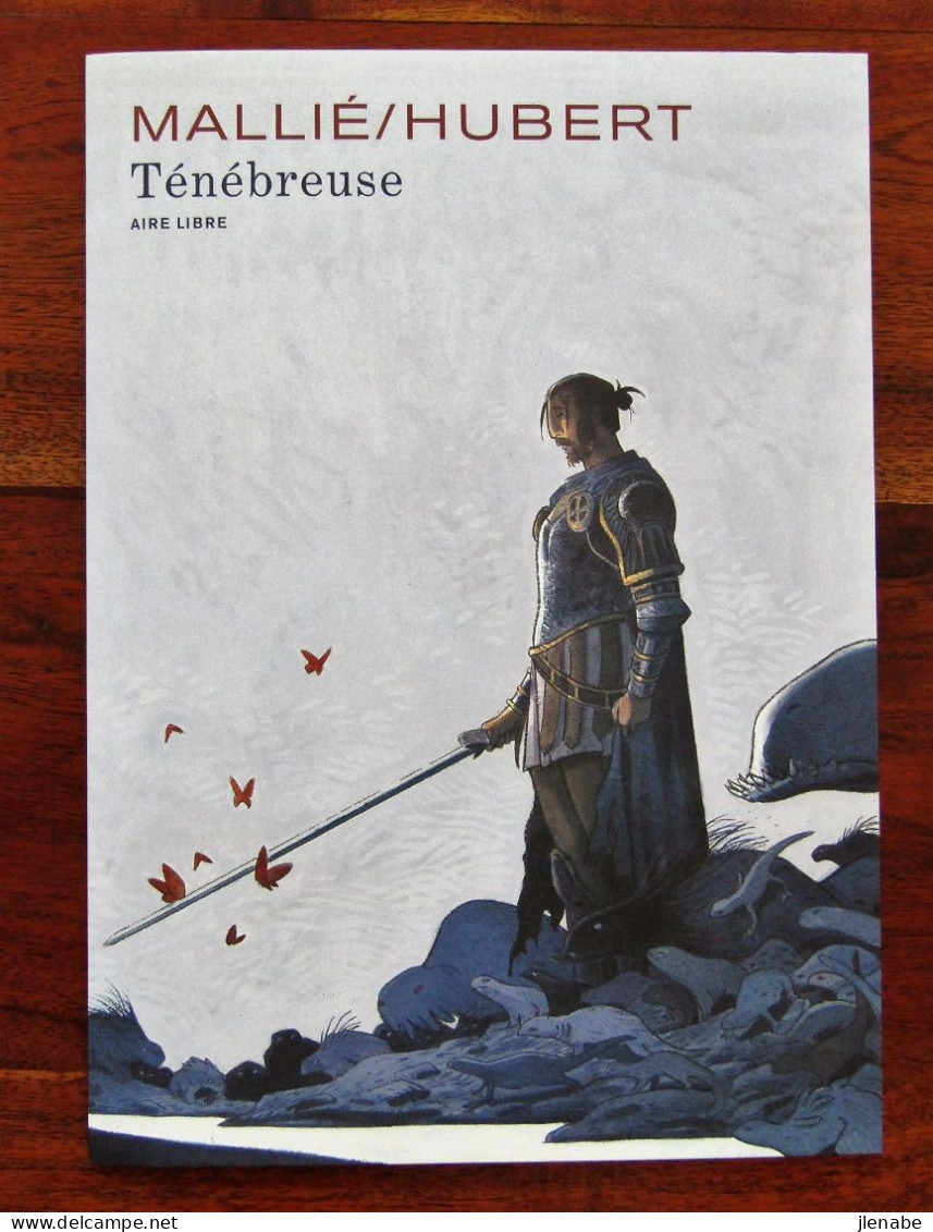 Porte Folio "Ténébreuse" Par MAILLĖ / HUBERT Avec 4 Ex Libris - Illustratori M - O