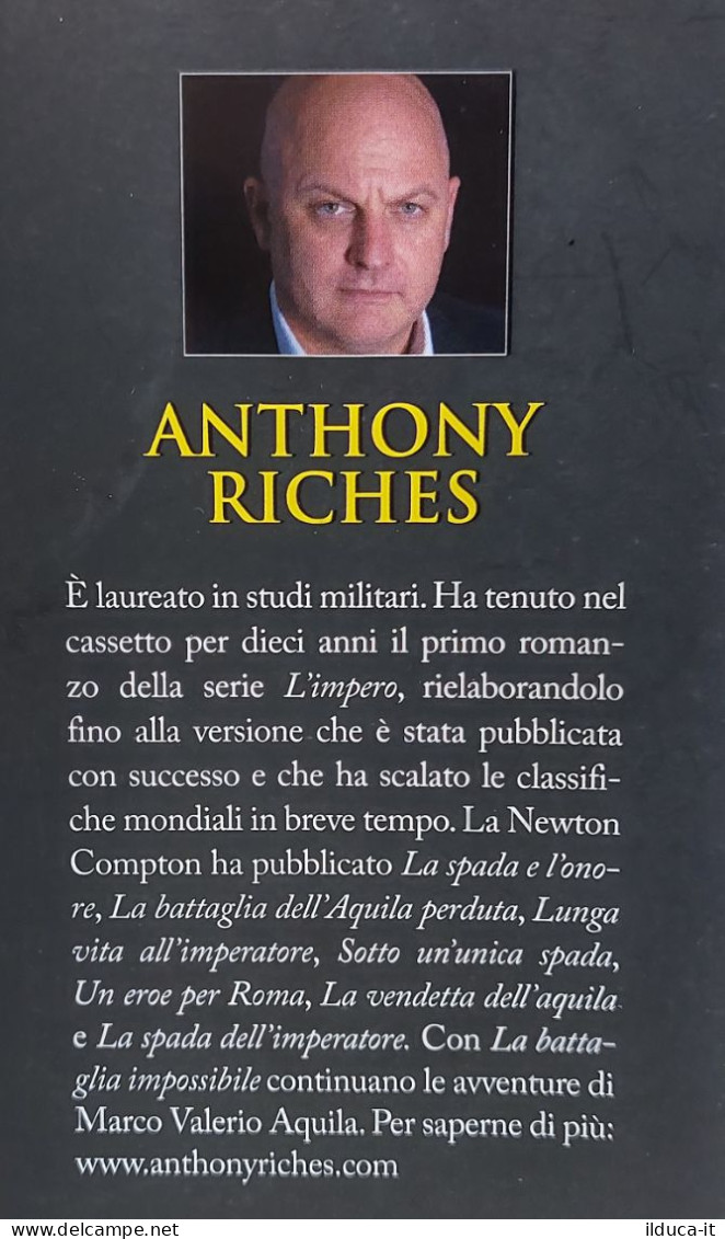 I115905 V A. Riches - L'impero - La Spada E L'onore - Newton Compton 2019 - Storia
