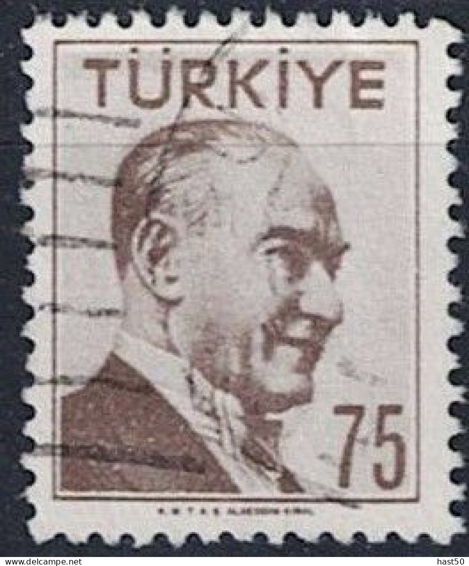 Türkei Turkey Turquie - Atatürk (MiNr: 1508) 1940 - Gest Used Obl - Used Stamps