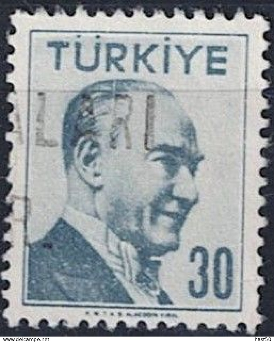 Türkei Turkey Turquie - Atatürk (MiNr: 1503) 1956 - Gest Used Obl - Gebraucht