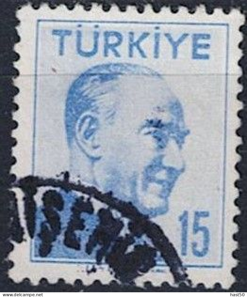 Türkei Turkey Turquie - Atatürk (MiNr: 1499) 1956 - Gest Used Obl - Gebruikt