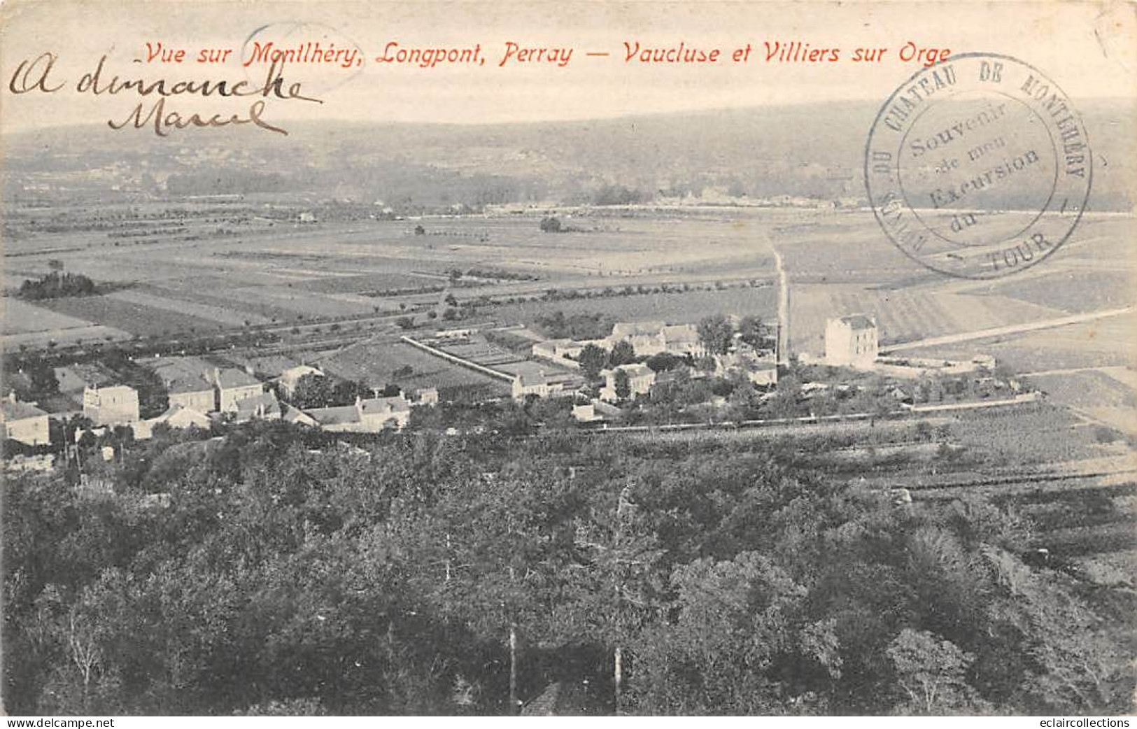 Monthléry            91             Vue Sur Les Communes Voisines      (voir Scan) - Montlhery