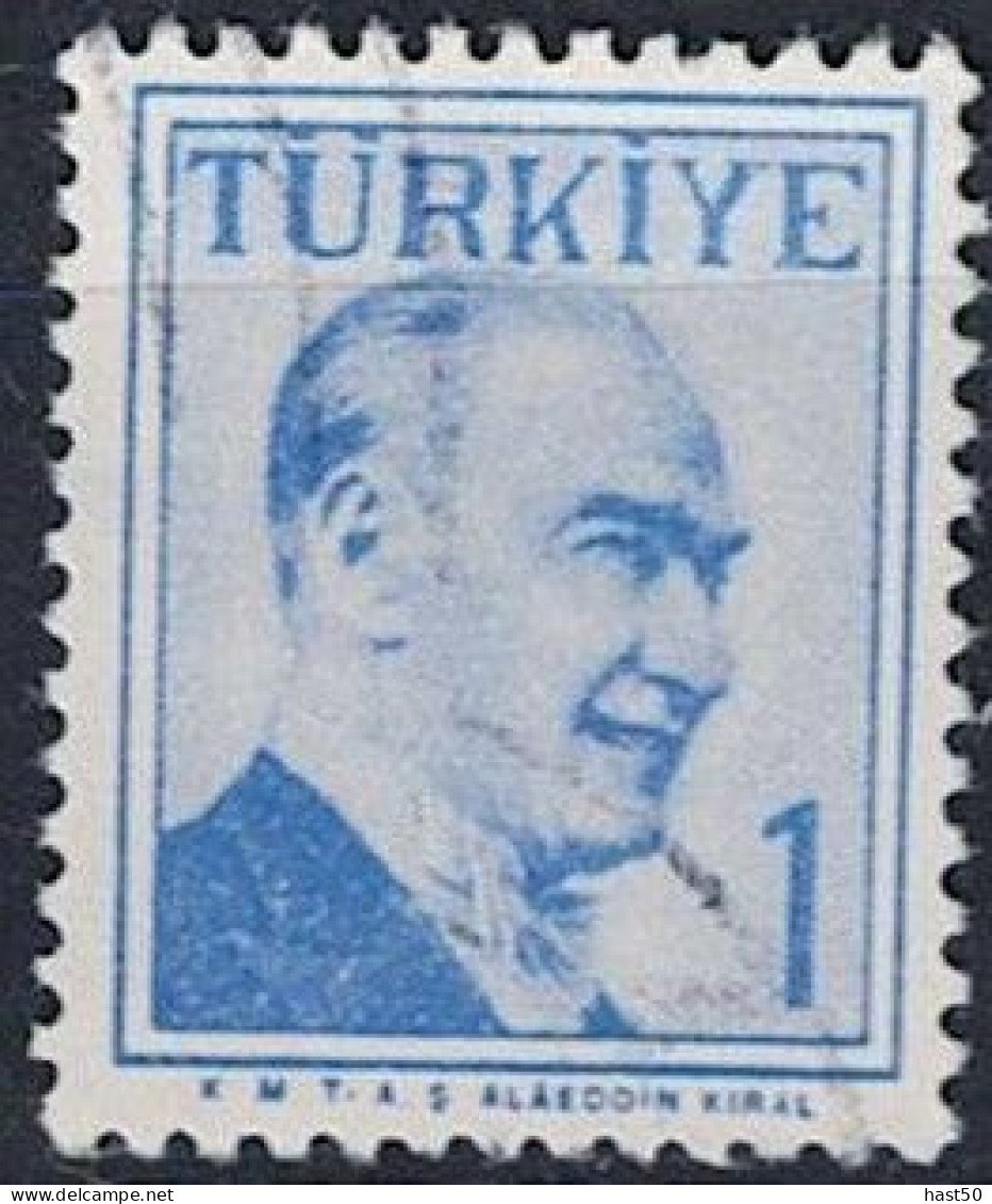 Türkei Turkey Turquie - Atatürk (MiNr: 1574) 1957 - Gest Used Obl - Gebraucht