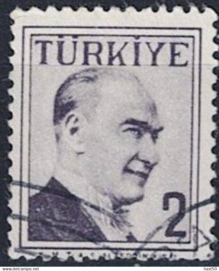 Türkei Turkey Turquie - Atatürk (MiNr: 1575) 1957 - Gest Used Obl - Oblitérés