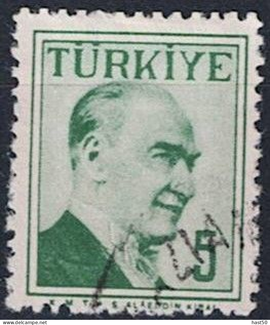 Türkei Turkey Turquie - Atatürk (MiNr: 1577) 1957 - Gest Used Obl - Gebraucht