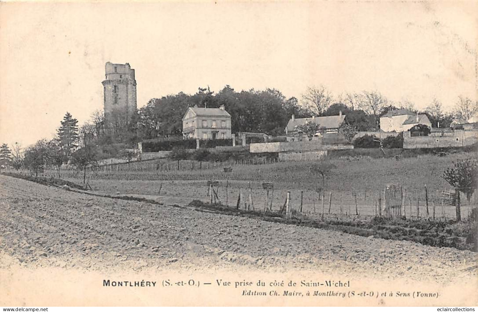 Monthléry            91             Vue Prise Du Côté De Saint Michel         (voir Scan) - Montlhery