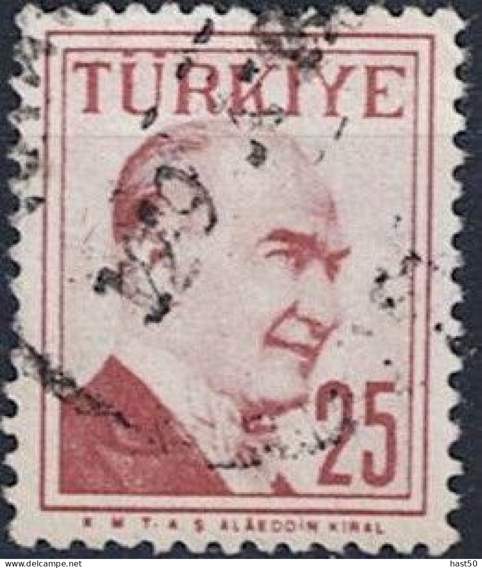 Türkei Turkey Turquie - Atatürk (MiNr: 1584) 1957 - Gest Used Obl - Gebraucht