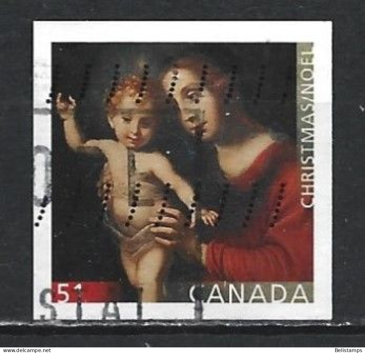 Canada 2006. Scott #2183 (U) Christmas, Madonna & Child, By Antoine-Sébastien Falardeau - Oblitérés