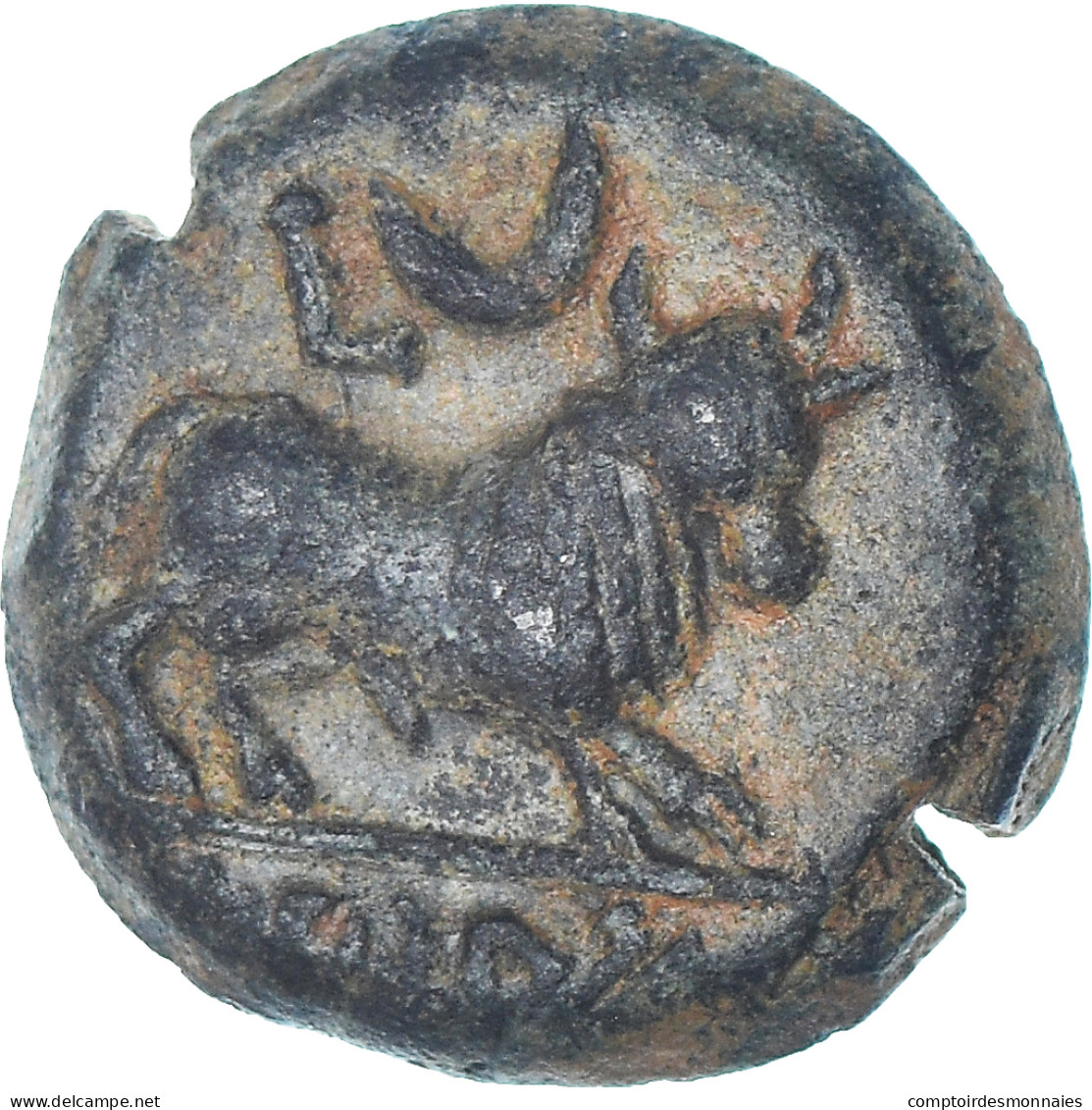 Monnaie, Iberia, Castulo, Semis, 2ème Siècle Av. JC, Castulo, TTB+, Bronze - Celtic