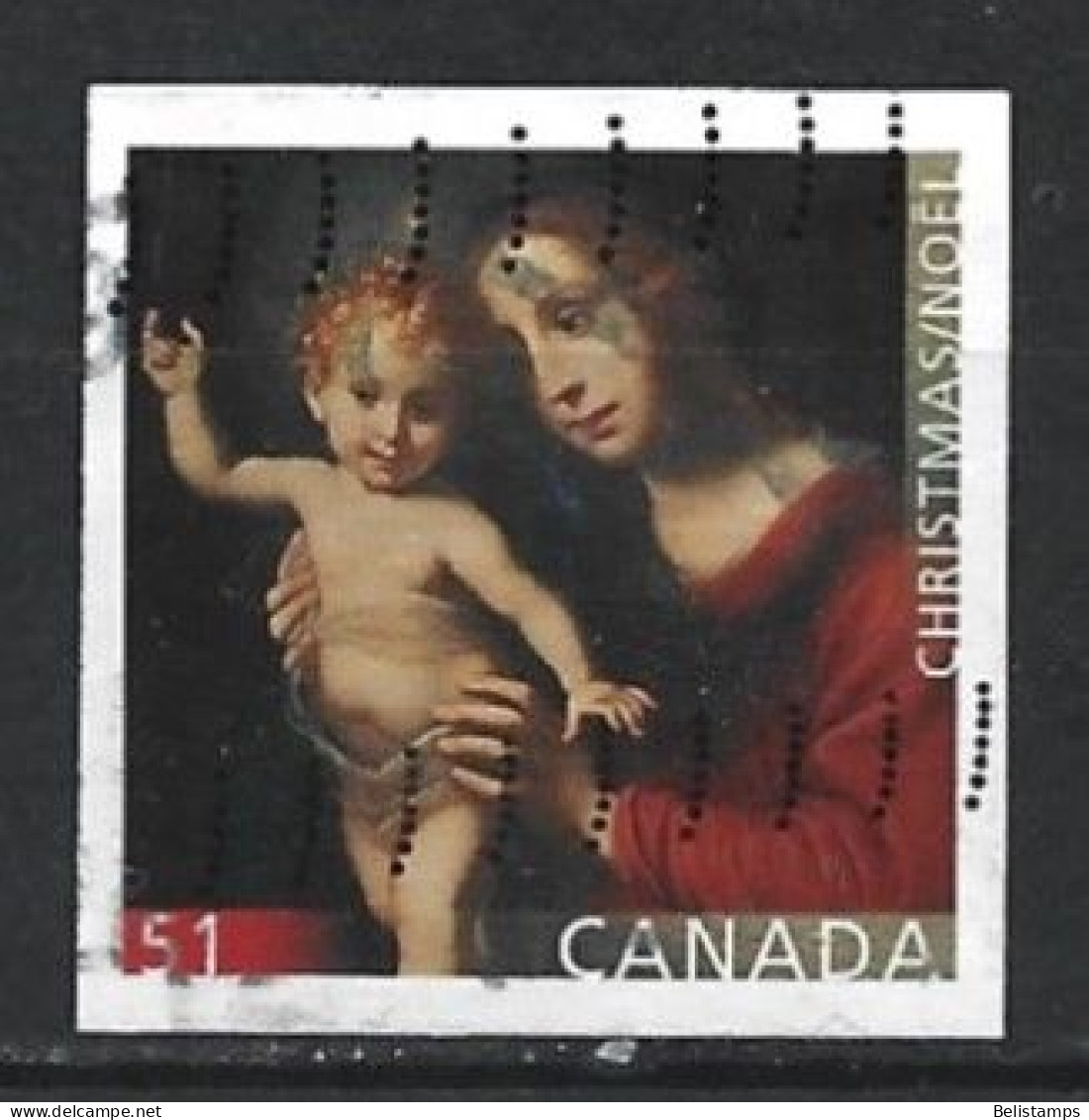 Canada 2006. Scott #2183 (U) Christmas, Madonna & Child, By Antoine-Sébastien Falardeau - Oblitérés