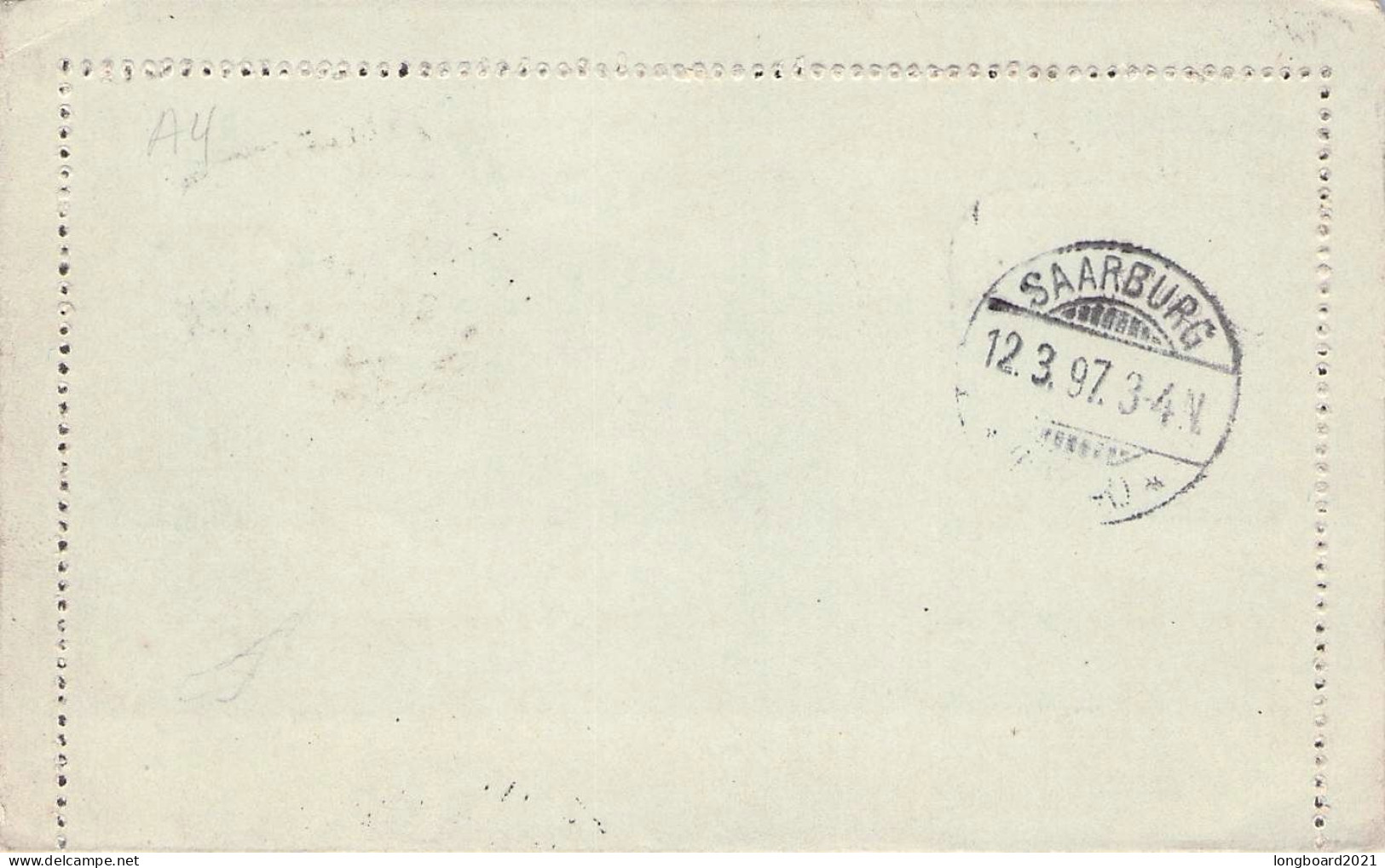 PORTUGAL - CARTA POSTAL (1897) Mi K6 / *1017 - Entiers Postaux