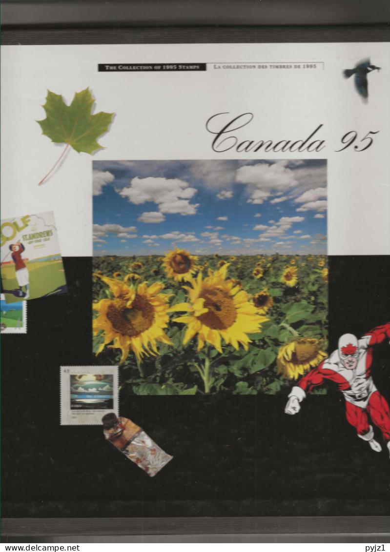 1995 MNH Canada Year Book Issued By The Canadian Post Postfris** - Volledige Jaargang