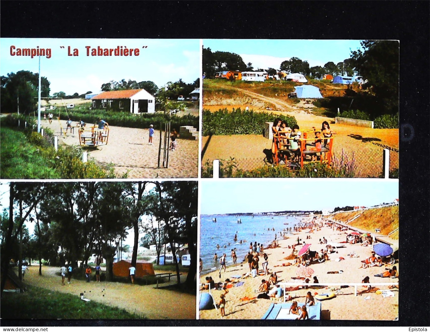 ► 44 LA PLAINE SUR MER  Camping "Le Tabardière"   Jeux Tourniquet - La-Plaine-sur-Mer