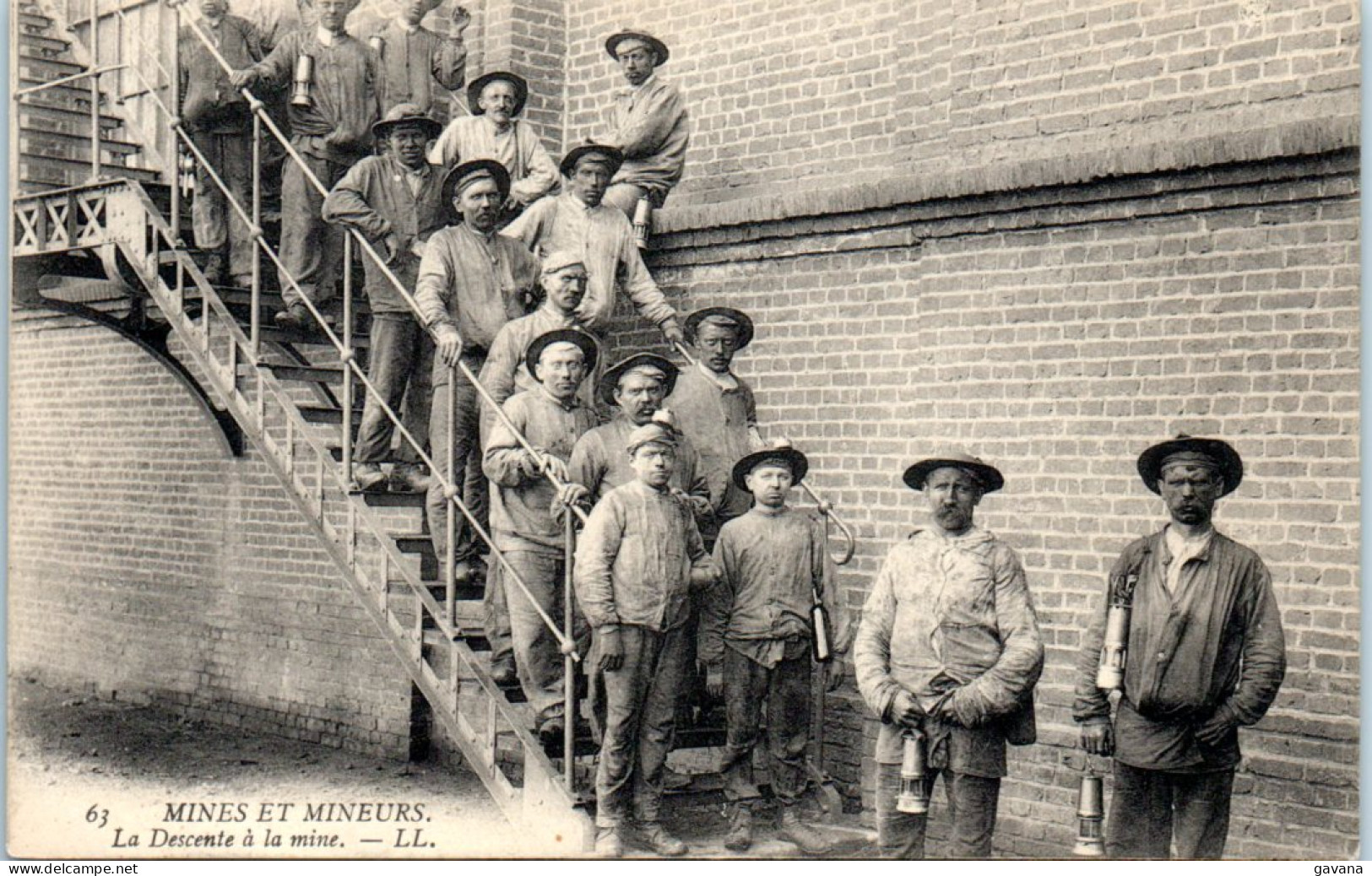 MINES ET MINEURS - La Descente à La Mine  - Mines