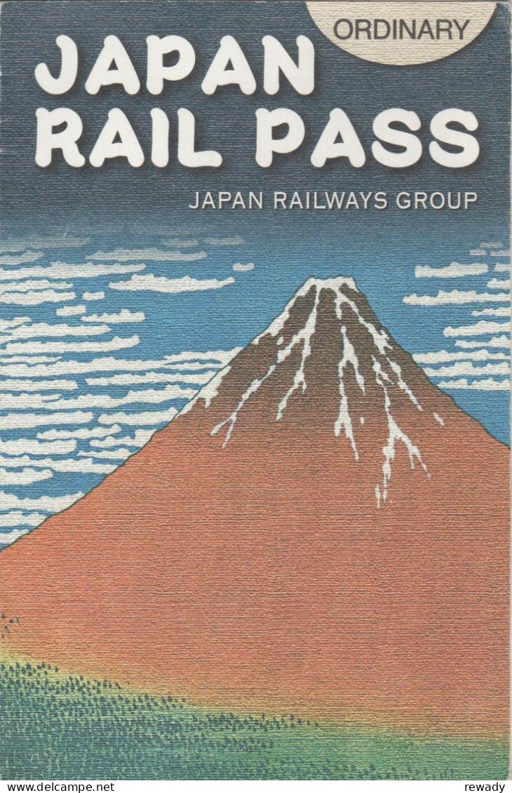 JAPAN RAIL - PASS / Railway Ticket / Passenger Ticket / Japan Railways Group - Mundo