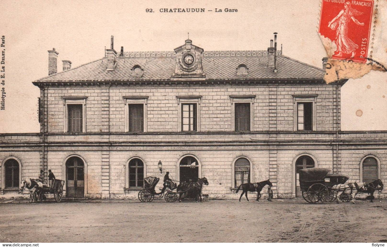 Chateaudun - La Gare - Attelage - Chateaudun