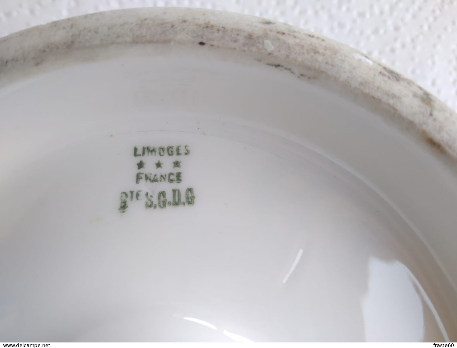 Encrier En  Porcelaine De Limoges - Inktpotten