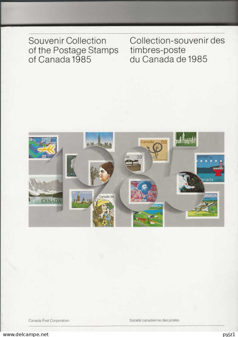 1985 MNH Canada Year Book Issued By The Canadian Post Postfris** - Vollständige Jahrgänge