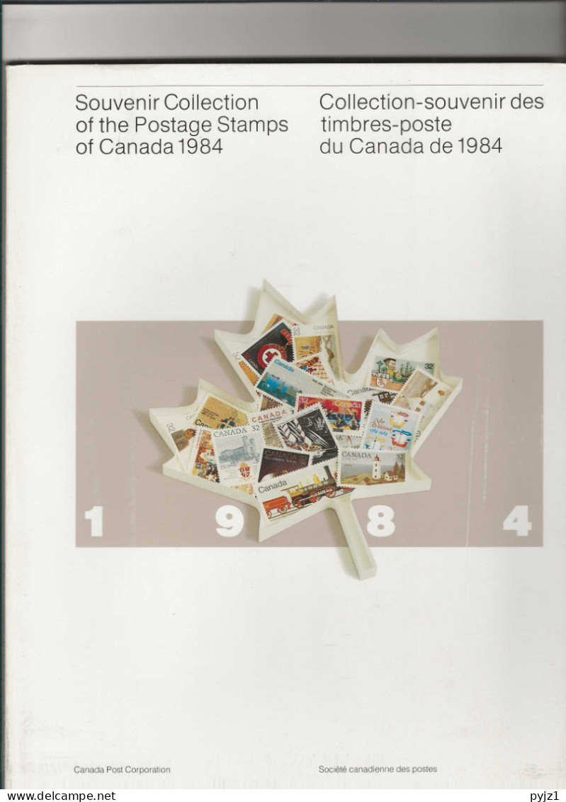 1984 MNH Canada Year Book Issued By The Canadian Post Postfris** - Annate Complete