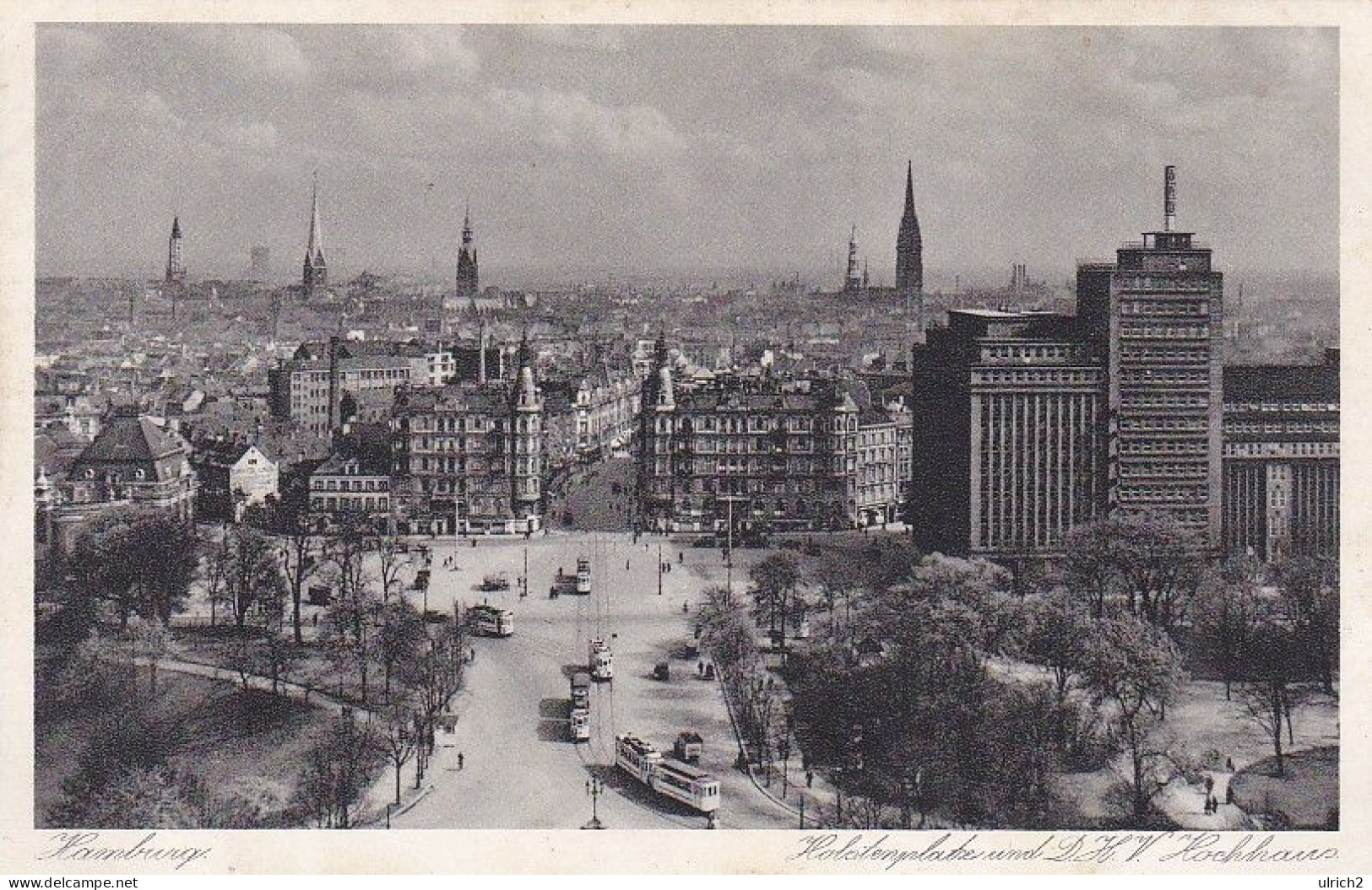 AK Hamburg - Holstenplatz Und D.H.V. Hochhaus  (64923) - Altona