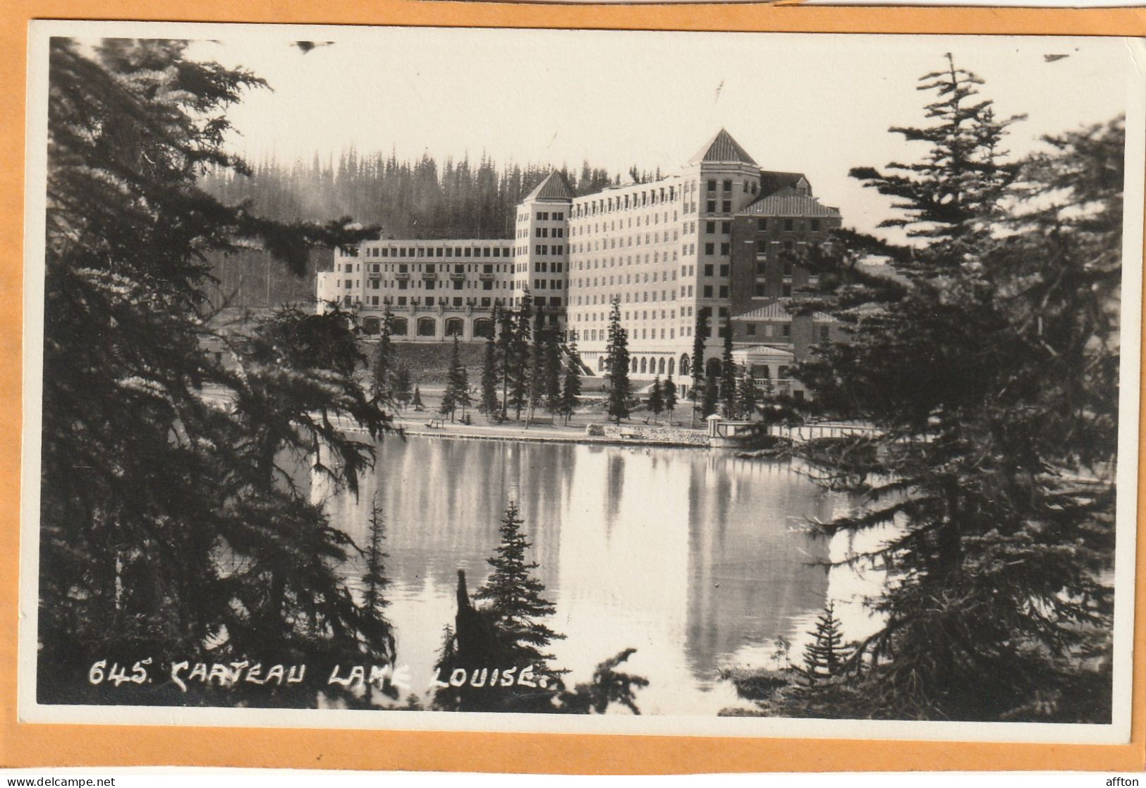 Lake Louise Alberta Canada Old Real Photo Postcard - Lake Louise