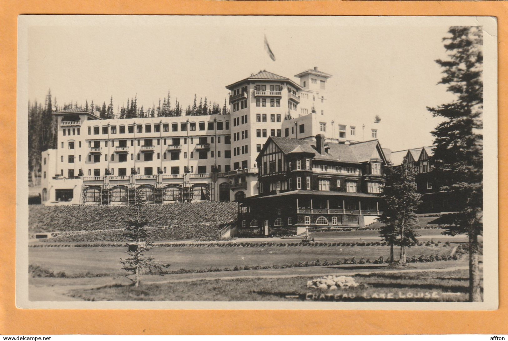 Lake Louise Alberta Canada Old Real Photo Postcard - Lac Louise