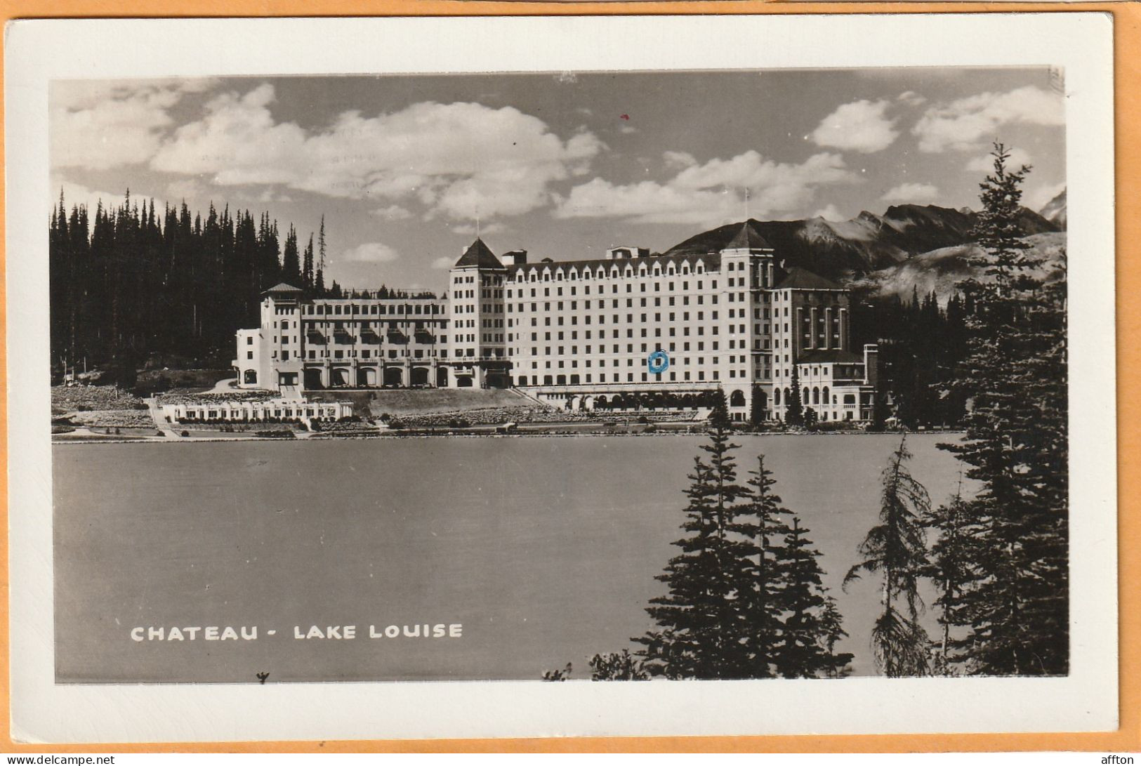 Lake Louise Alberta Canada Old Real Photo Postcard - Lac Louise