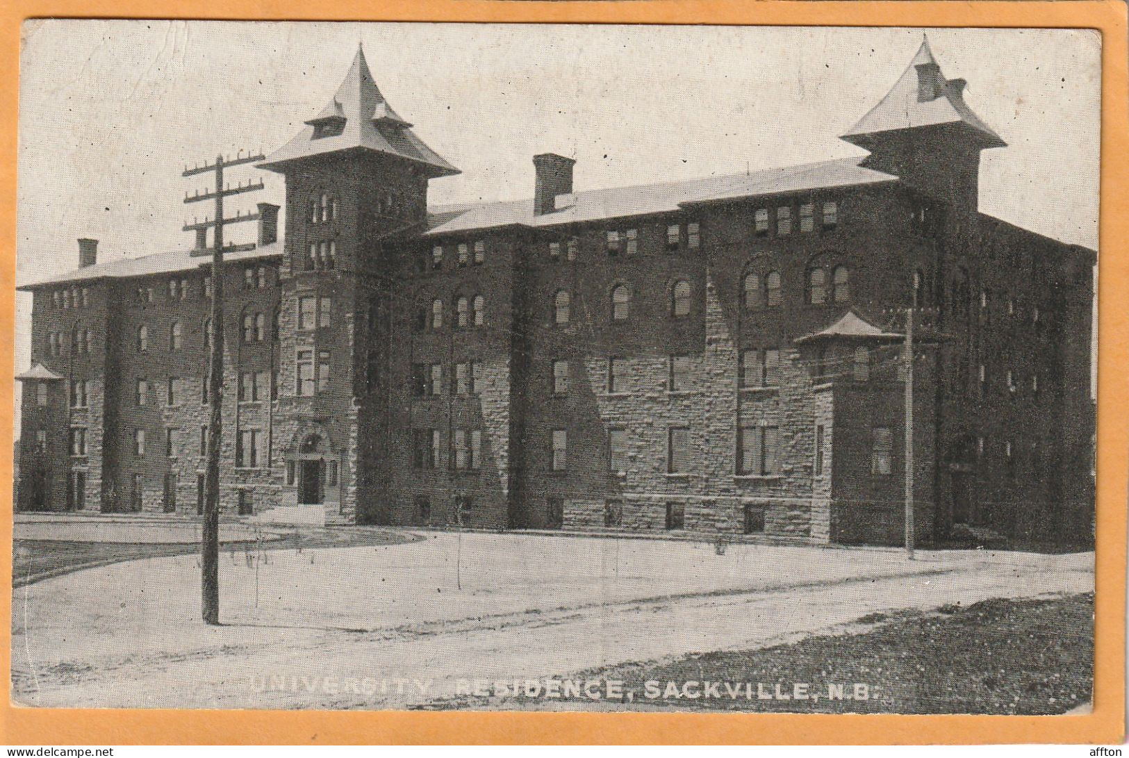 Sackville New Brunswick Canada Old Postcard - Altri & Non Classificati