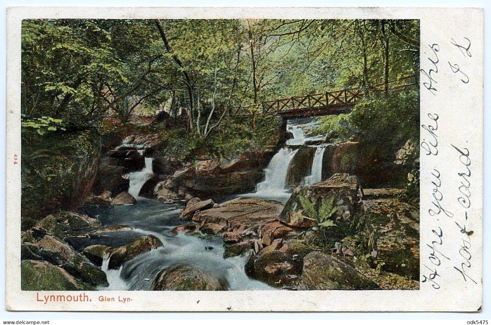 LYNMOUTH : GLEN LYN / PARRACOMBE, THE RECTORY (CHANTER) - Lynmouth & Lynton