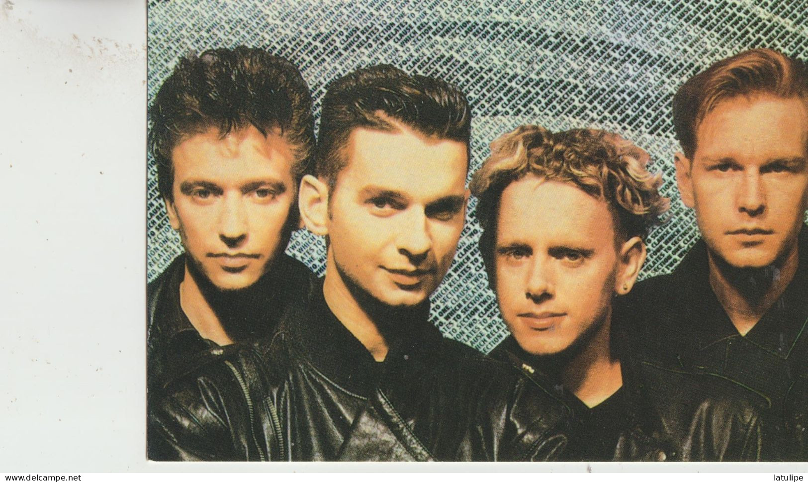 Vend  Photo  De  DEPECHE MODE  C 147 - Zangers & Muzikanten