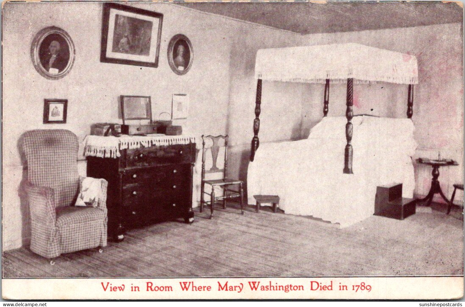 View In Room Where Mary Washington Died In 1789 - Presidentes