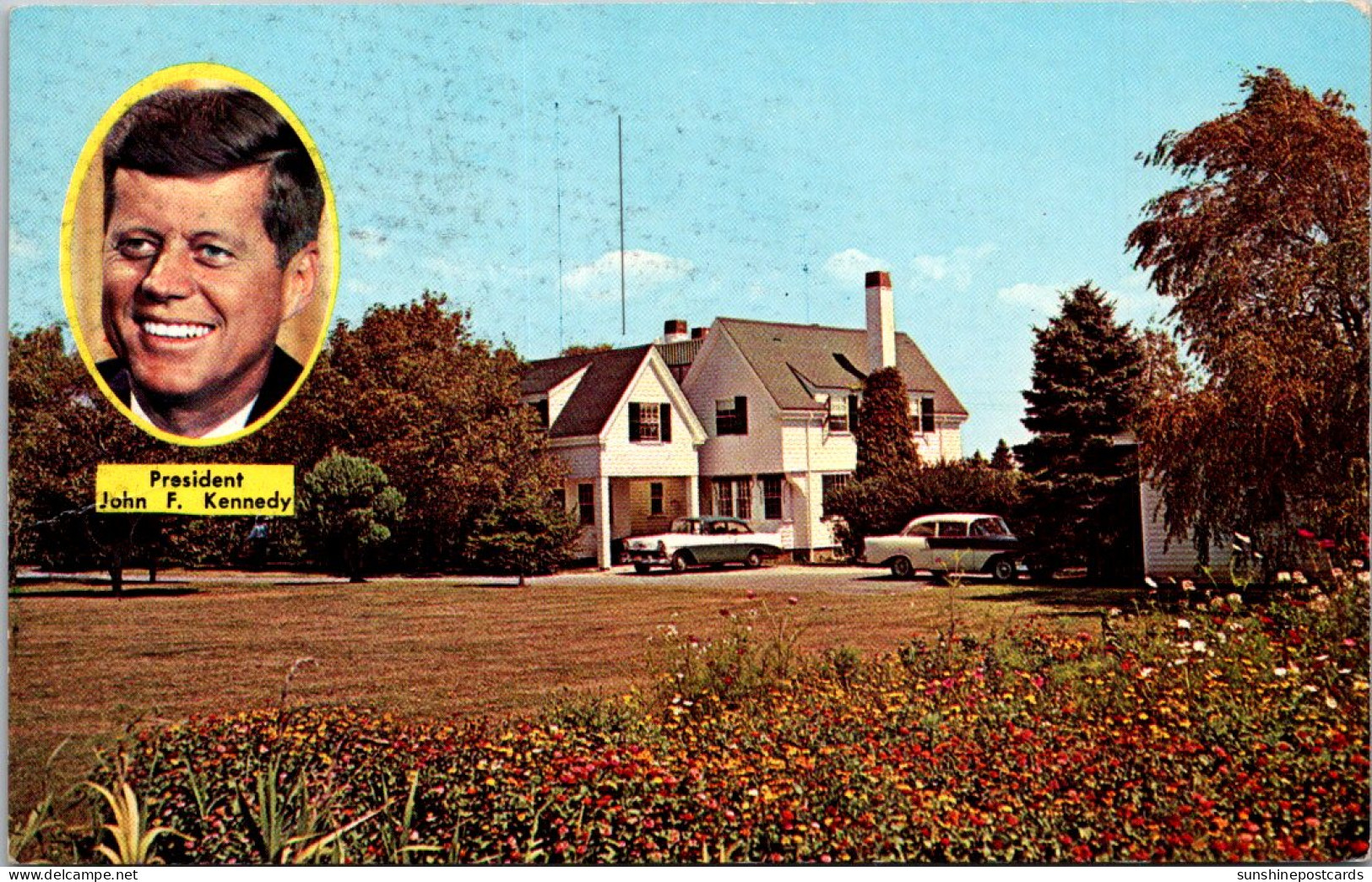 President John Fitzgerald Kennedy's Summer Home At Hyannisport Massachusetts 1963 - Presidenten