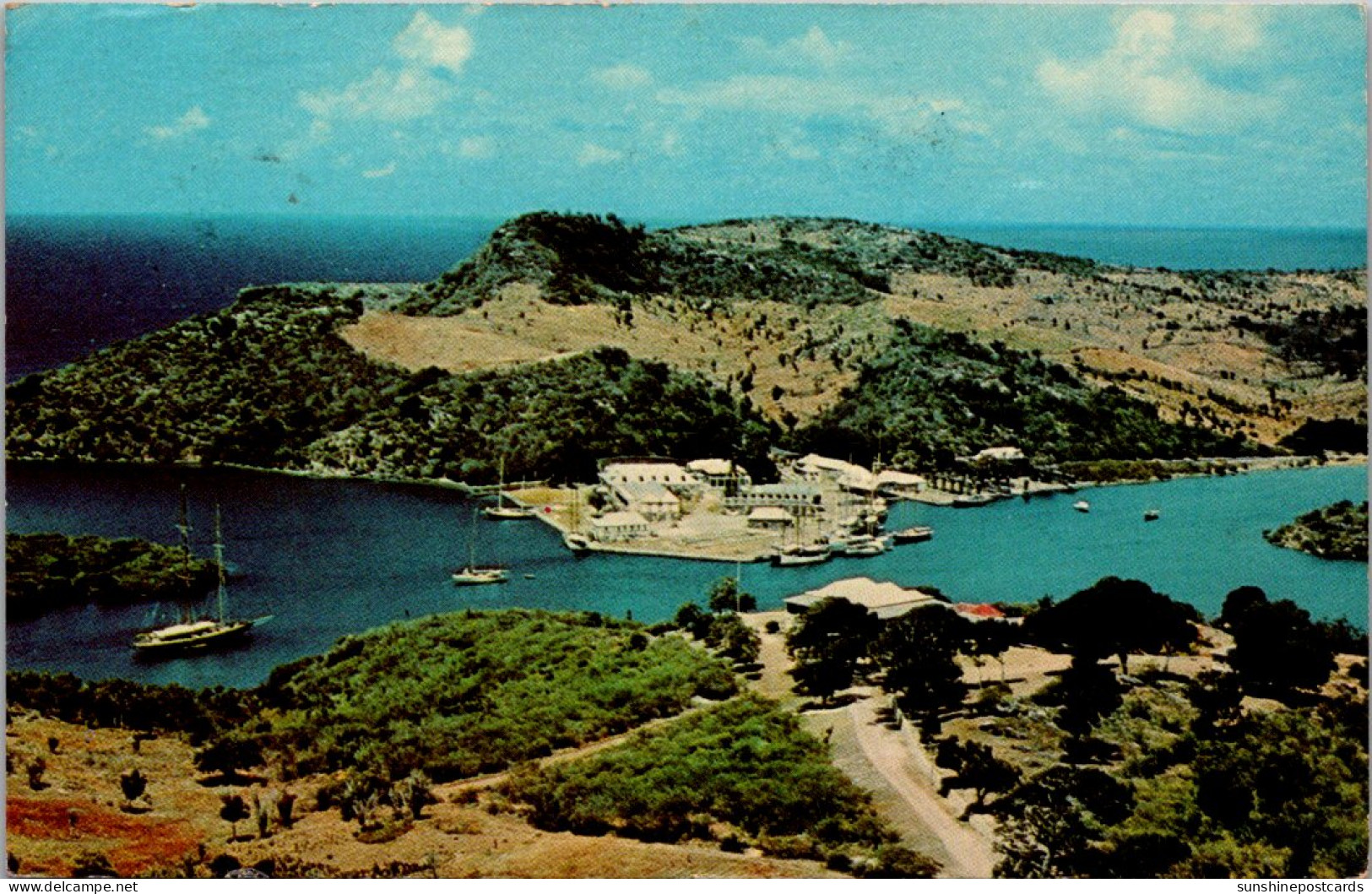 Antigua Nelson's Dockyard From Dow's Hill 1963 - Antigua Y Barbuda