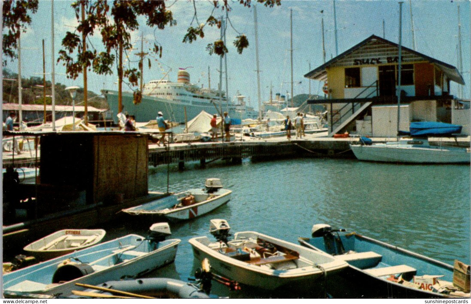 Virgin Islands St Thomas Yacht Haven Area And West India Company Dock - Jungferninseln, Amerik.