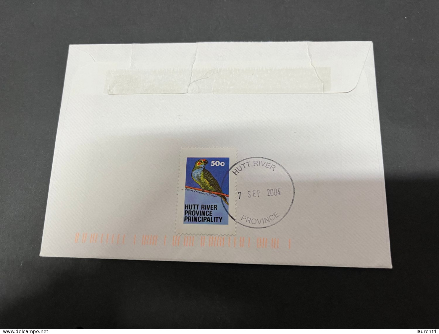 20-7-2023 (2 S 44) Australia Cover + Postcard + Blank Cover Large 18 X 27 Cm) - Hutt River Province (WA) 3 Items - Werbemarken, Vignetten