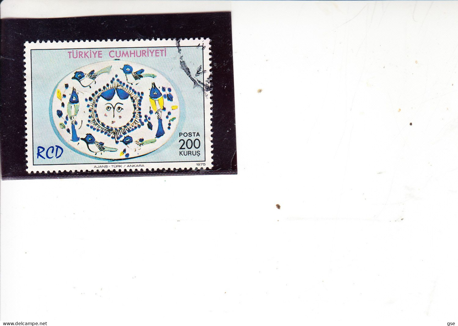 TURCHIA  1975 - Unificato  2127° - RCD - Cooperazione - Usati