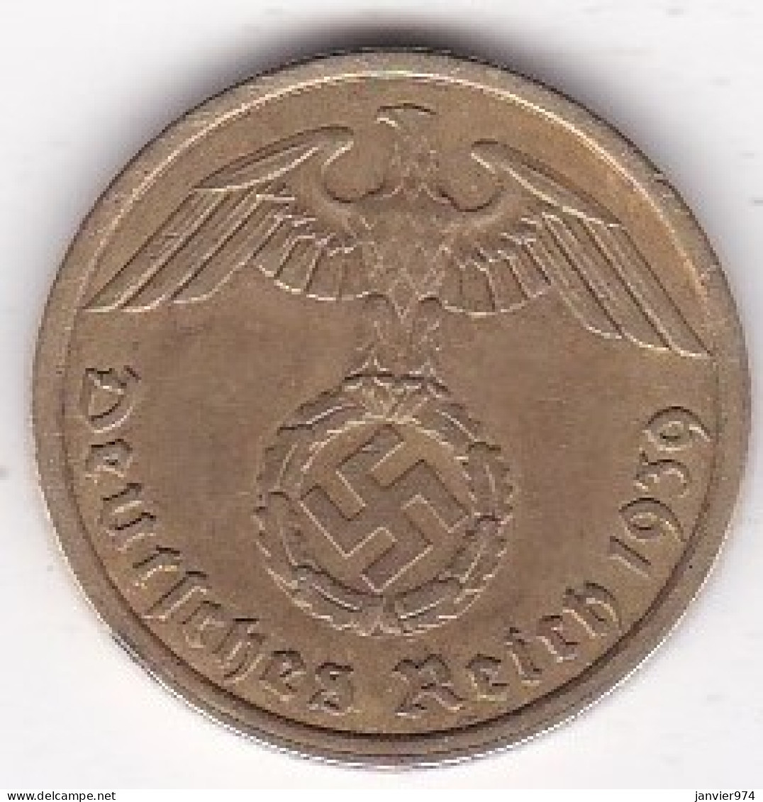 10 Reichspfennig 1939 A Berlin. Bronze-aluminium - 10 Reichspfennig